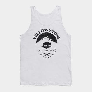 Yellowstone National Park Bison Camping Hiking Tank Top